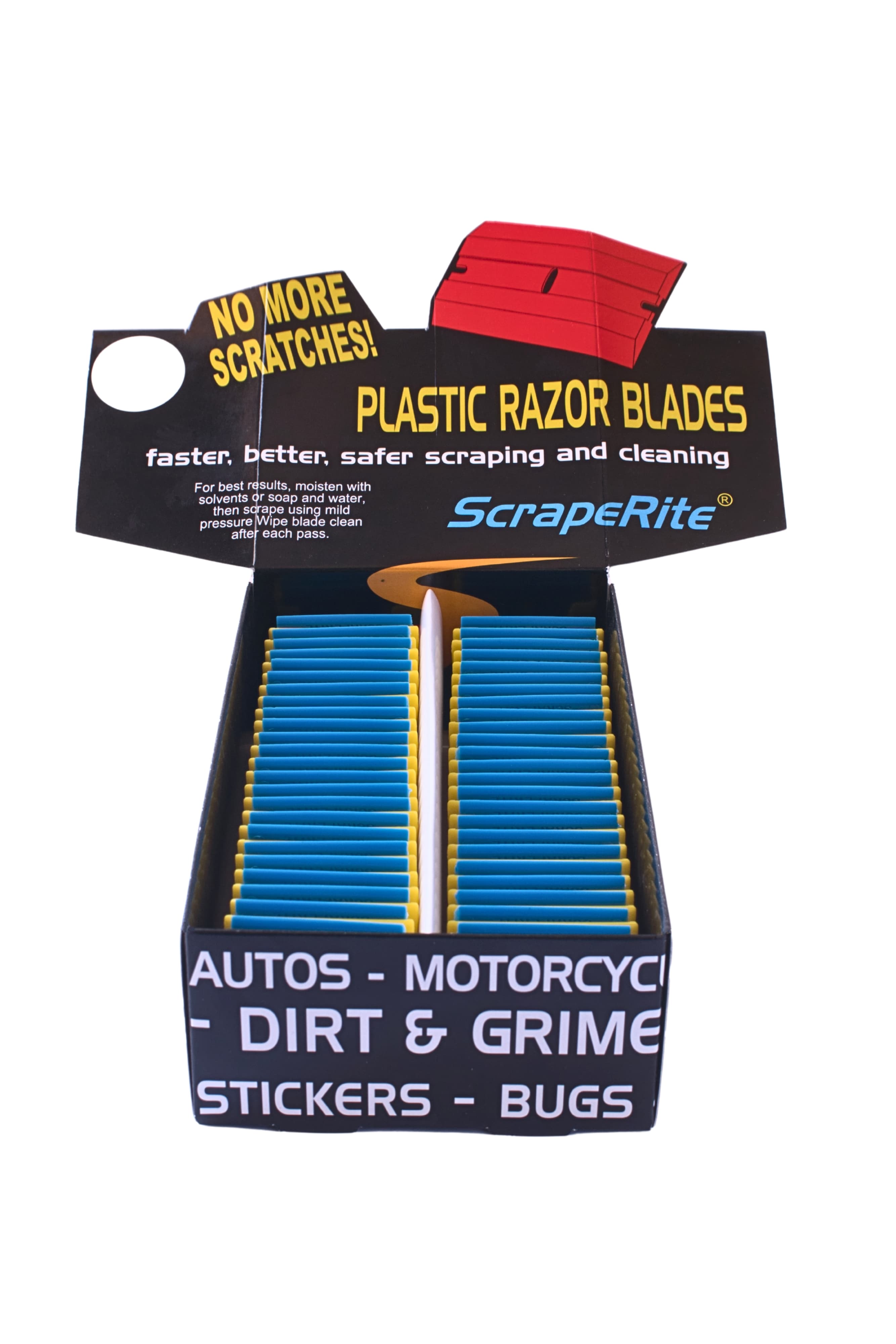 SCRAPERITE 50 HOLDERS · Carboard Display Box