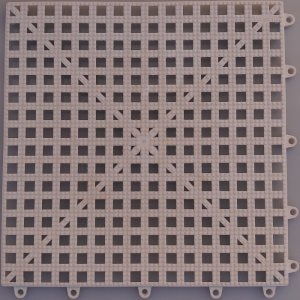 Off‑white anti-slip tiles