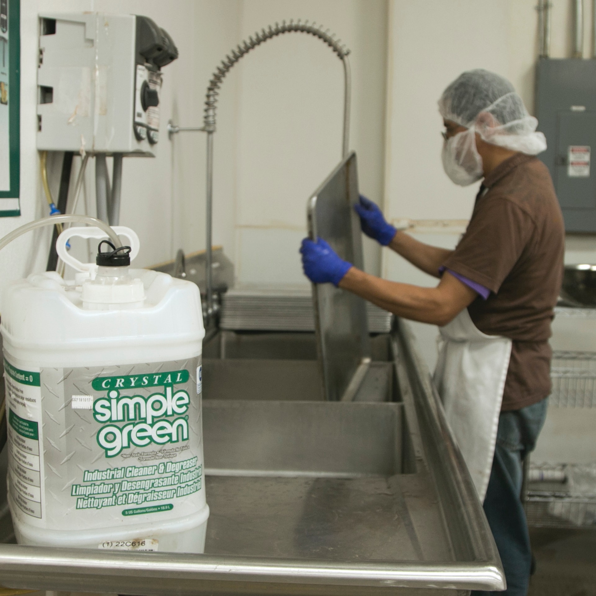 Uso Industrial de Gran Volumen Aplicación Crystal Simple Green 5 Galones