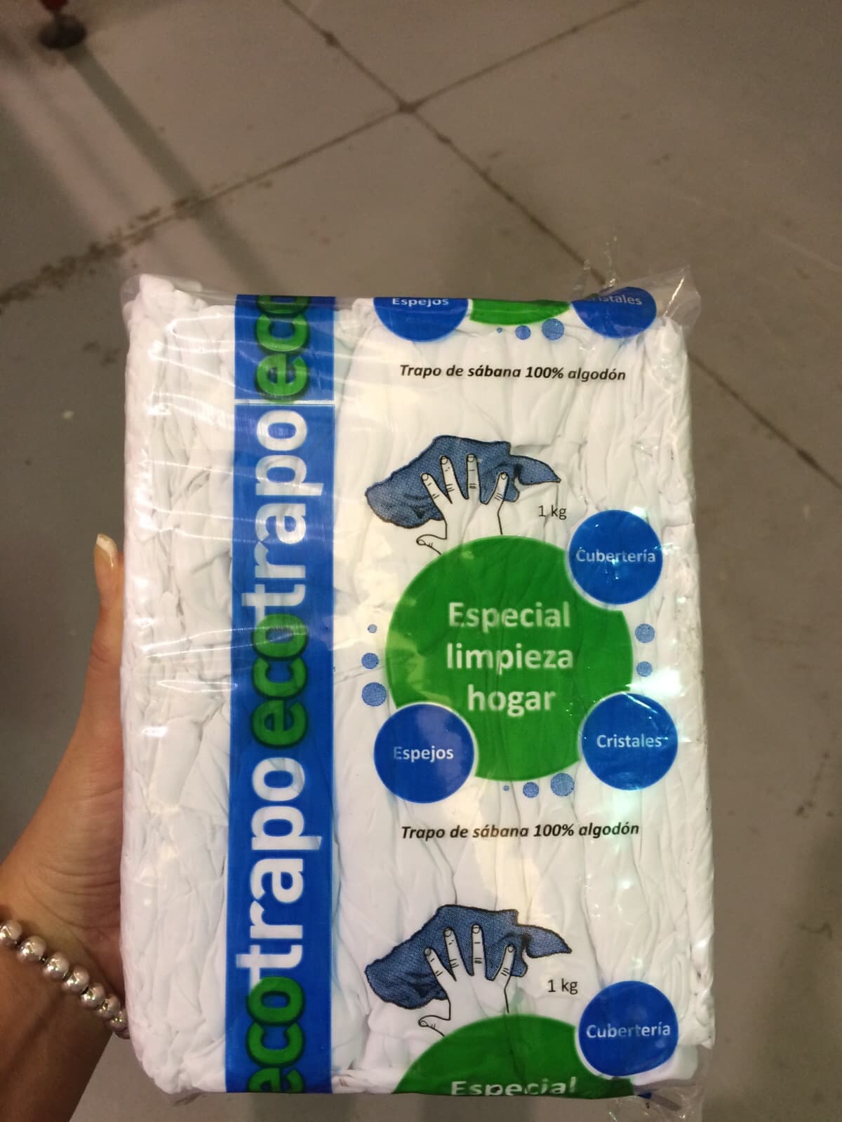 205 – Trapo de Punto Blanco