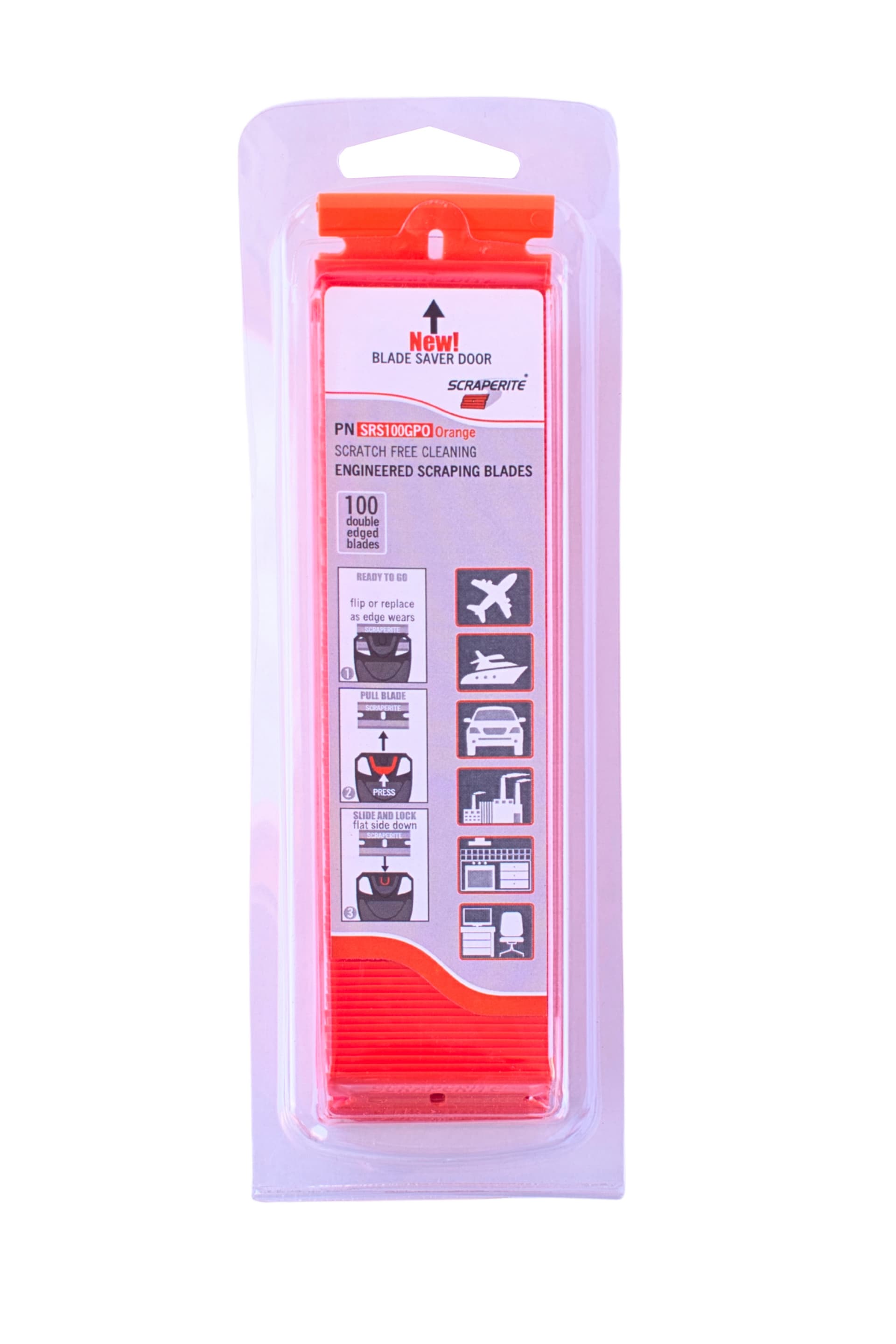 Recambio rectangular 100 unidades