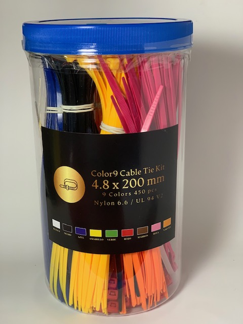 Colored Cable Tie Kits