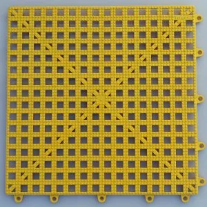 Yellow – high-visibility safety markings Yellow anti-slip tiles